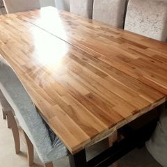 IKEA table and 8 chairs very good condition