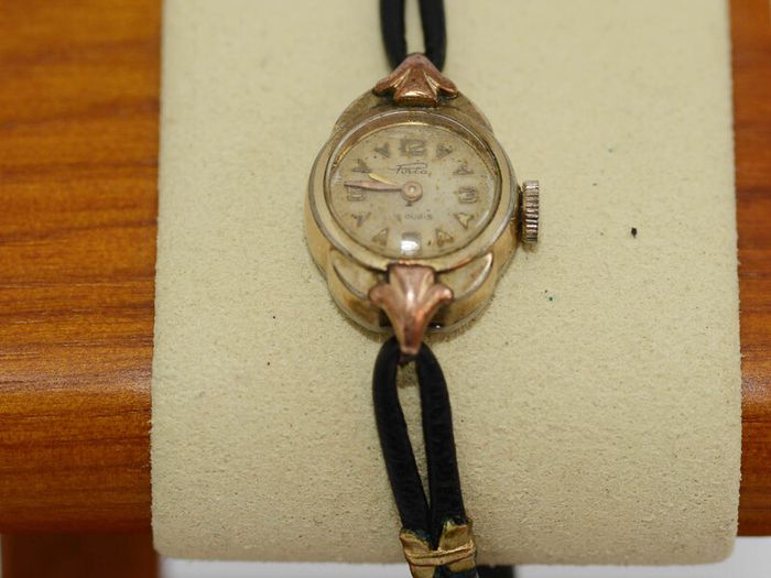 Vintage Ladies Porta Mechanical Gold Watch
