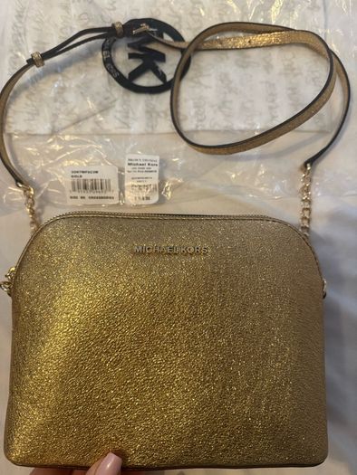 Gold Michael Kors Handbag