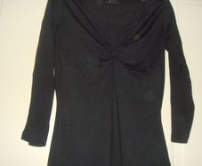 "Savida" Black Long Sleeved Top