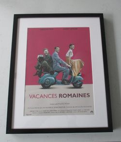 Roman Holiday (1953) - Framed Print Vacances Romaines 40 x 50 cm