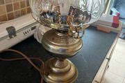 Vintage  oil lamp converted to electric