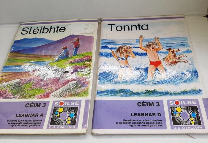 old Gaeilge school book Tonna 1990