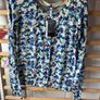 cardigan 100% cotton floral vintage inspired round neck cardigan uk 12 Image 3