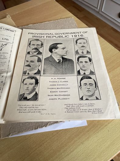 Easter Week Commemoration 1930 Authentic not a copy !