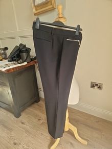 Black tailored trousers