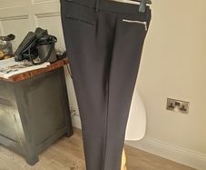 Black tailored trousers