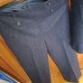 Stunning Hobbs Fully Lined Pure Wool Navy Trouser Suit 10-12 Image 4