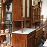 Antique Spanish Kitchen Cabinet with Marble Top Image 2