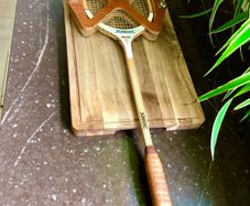 vintage tennis racket