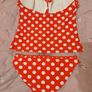Brand new F&F red polka dot halter neck tankini swimsuit  size UK10 cup 38C Postage included Image 4