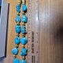 Turquoise Necklace with gold fillled elements Image 9