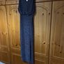 Maxi black and silver dress (10 to 12) Vila label.. Image 4