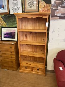 wooden book shelf