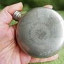 Antique Bushmills Distillery Pewter Pocket Flask, English 1608 Image 9