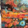 Colourful Landscape Acrylic Painting on Canvas - 45x60cm Image 3