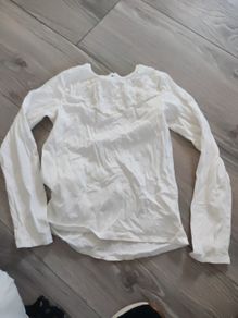 Age 10 cream long sleeve top