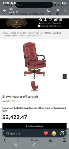 director mahogany chair