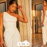 Chi Chi Bridal One Shoulder Dress Image 3