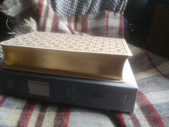 nKJV Abide Bible brand new in Box isbn: 9780785226642  Stone Leathersoft