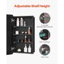 Medicine Cabinet, 16.5 x 27.5 inch, Medicine Cabinet for Bathroom with Mirror, Aluminum Frame Bathroom Wall Cabinet Image 4