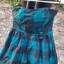 Atmosphere - Strapless Plaid Smock Puff Ball Mini Frock Dress Image 8