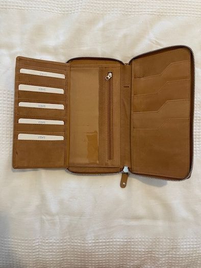 Abys genuine leather travel wallet - brand new