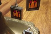 Handcrafted silver set