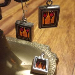 Handcrafted silver set
