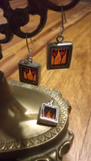 Handcrafted silver set