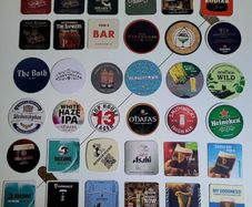 Irish Dublin Pub Beer Mats Coasters Collection of 36