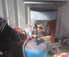 Garage oil catcher drainer