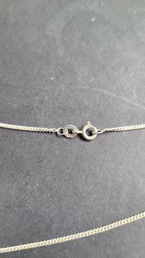 Vintage Dublin Silver Celtic Trinty Knot Necklace 1953