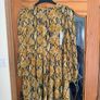 River Island mustard animal skin pattern dress above the knee size UK10 EU38 Postage included Image 5