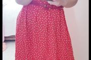 Zara Red Polka Dot Dress - XS
