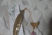 gold leaf bookmark