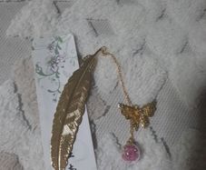 gold leaf bookmark