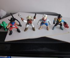 Fisher Price 1996 Wild West Figures X4