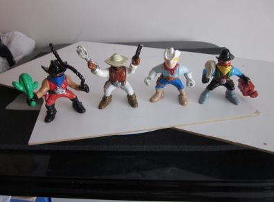 Fisher Price 1996 Wild West Figures X4