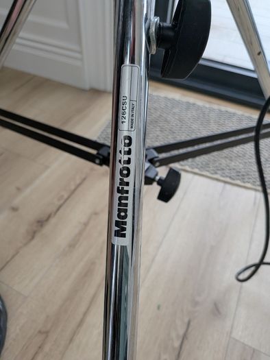 Litepanels light with heavy duty manfrotto stand