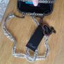 Axel Clutch Bag - Metal Frame with Shoulder Chain Image 5