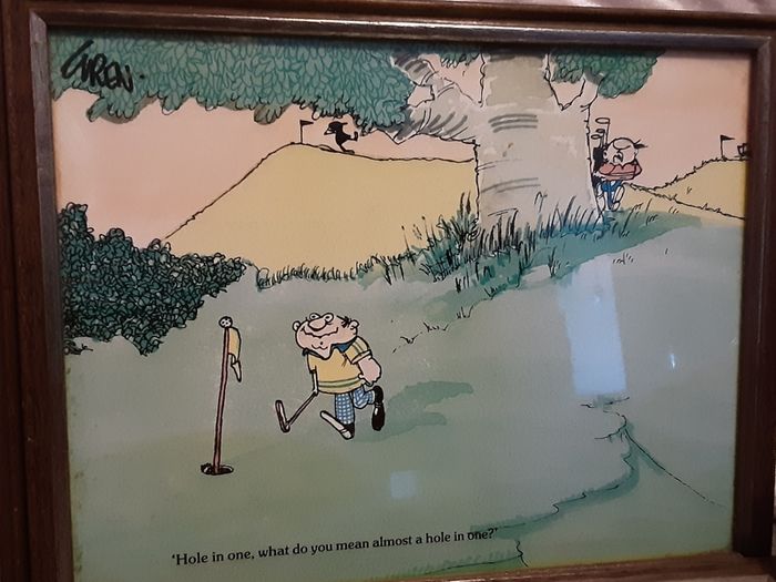 four collectable golfing pictures