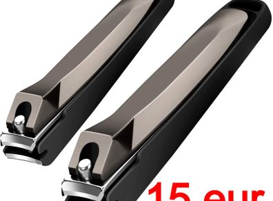 Nail Clippers AND Tweezers Professional for Eyebrows