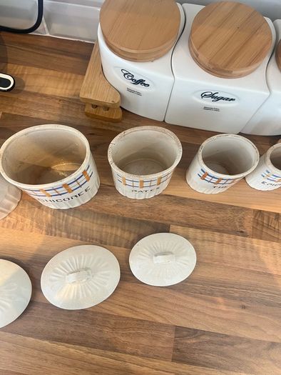 Antique French Kitchen Jars/Cannisters