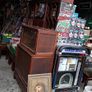 1940's Antique French oak/walnut modular bookcase/display unit.. Image 7