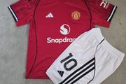 Manchester United kids football jersey new season 'Cunha no 10' 25-26 Home kit