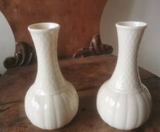 Pair of Beleek vases