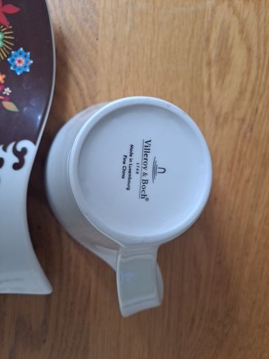 Villeroy & Boch funky cup and saucer