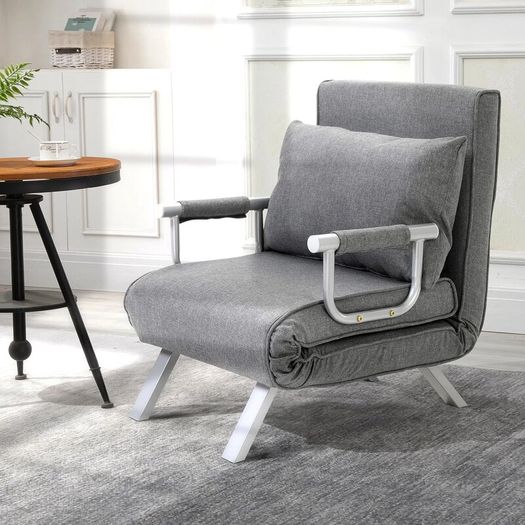 3 in 1 Sofa Bed Sleeper Chair with Armrest