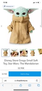Baby Yoda soft toy